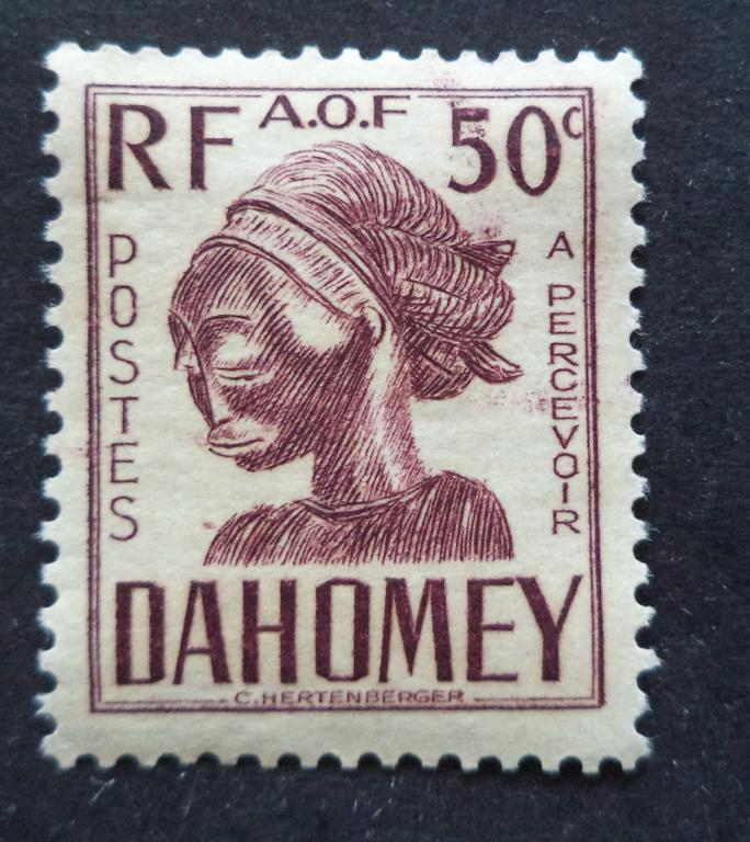 Дагомея  1941 г.  50 с.  *   к.2