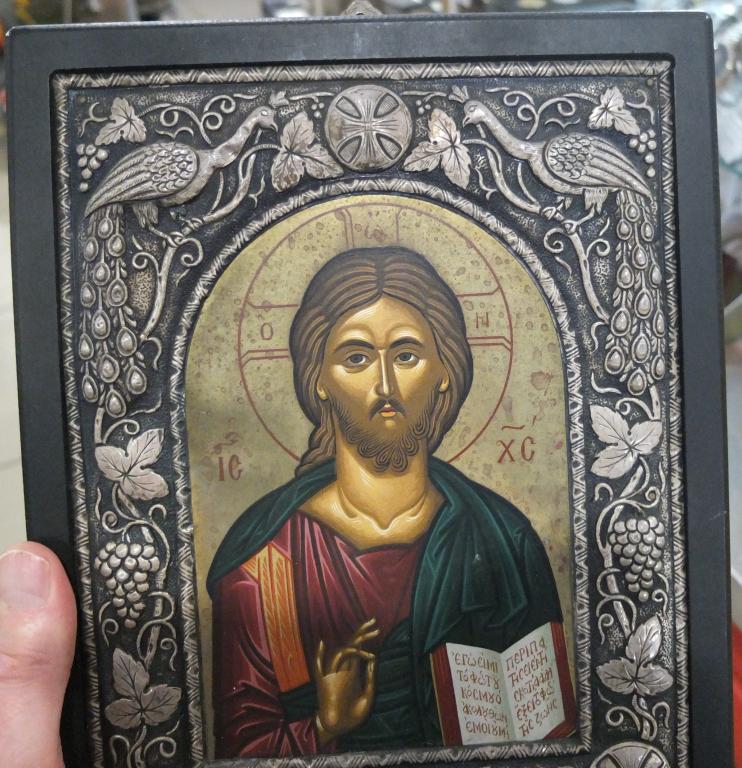 икона Господь Вседержитель, редкий извод, коллекционная
