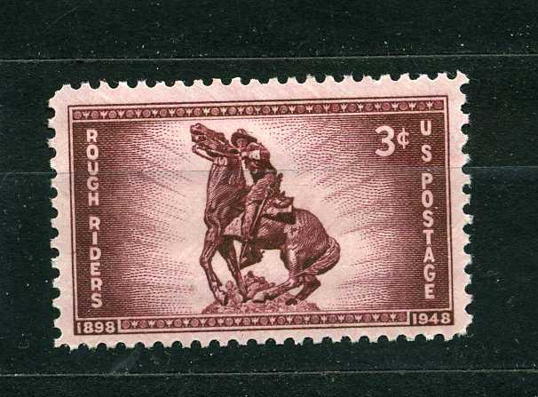 США. 50 лет отряда добровольной кавалерии «Мужественные всадники». Серия. 1948.**