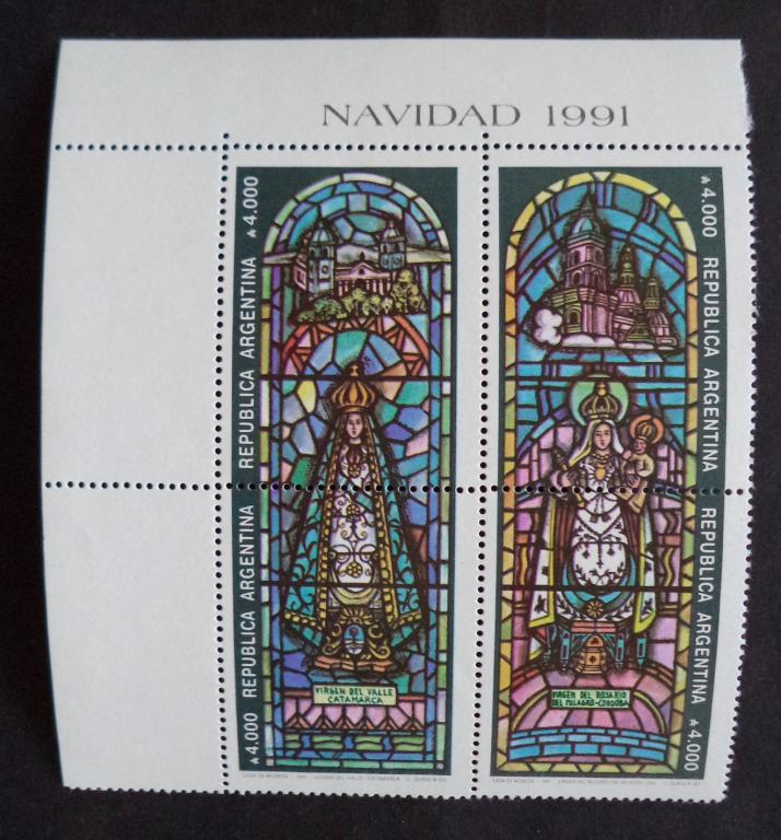 Аргентина  1991 г. Рождество . Религия   **   К.2
