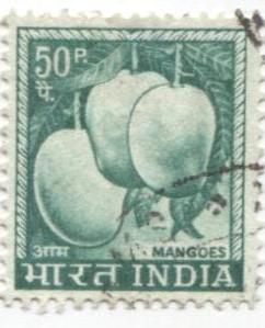 1966-67 Индия Индийские мотивы Манго 1м гаш