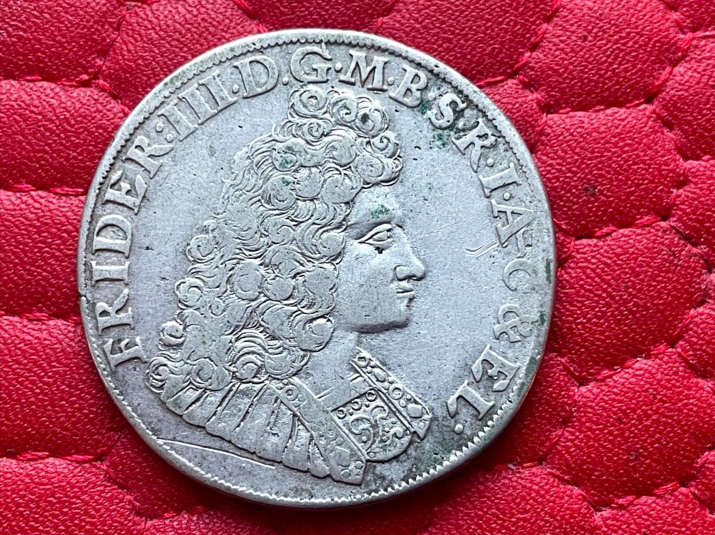 2/3 талера 1693 года.Курфюршество Бранденбург-Пруссия. Курфюрст Фридрих III.