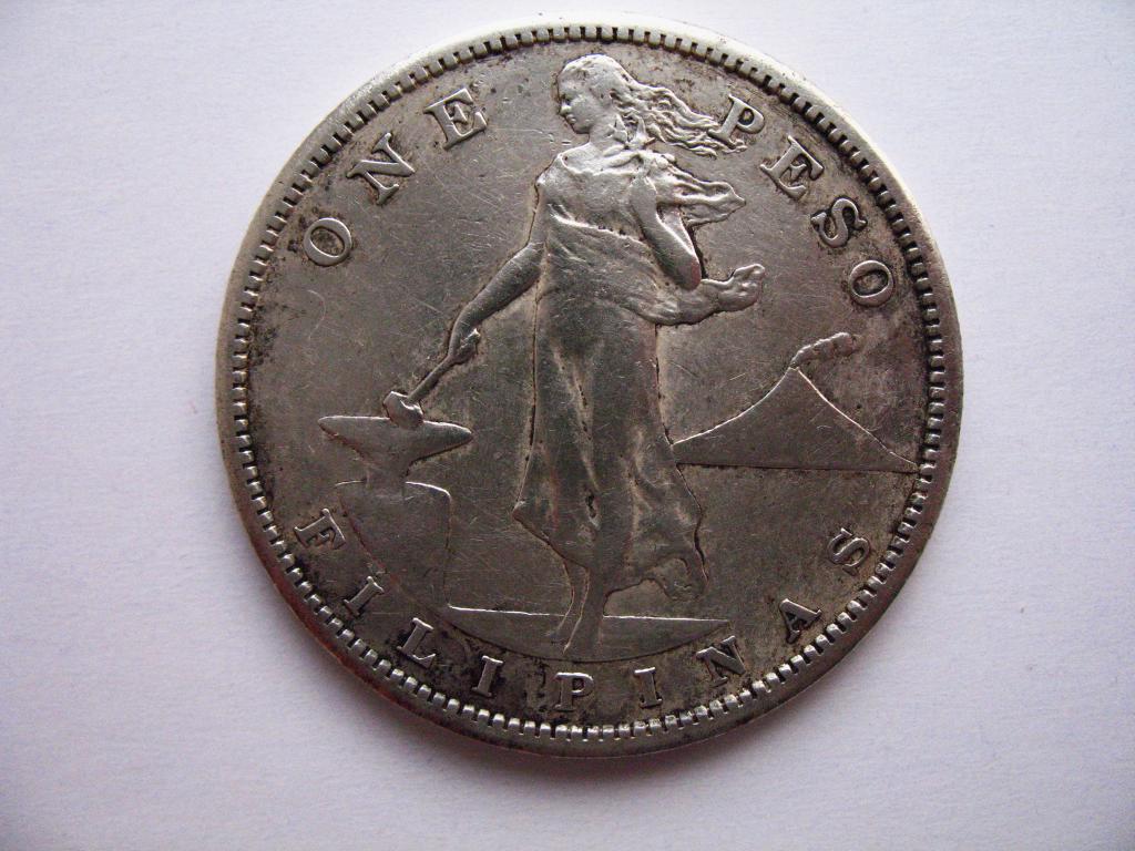 1 песо 1907 года Филиппины