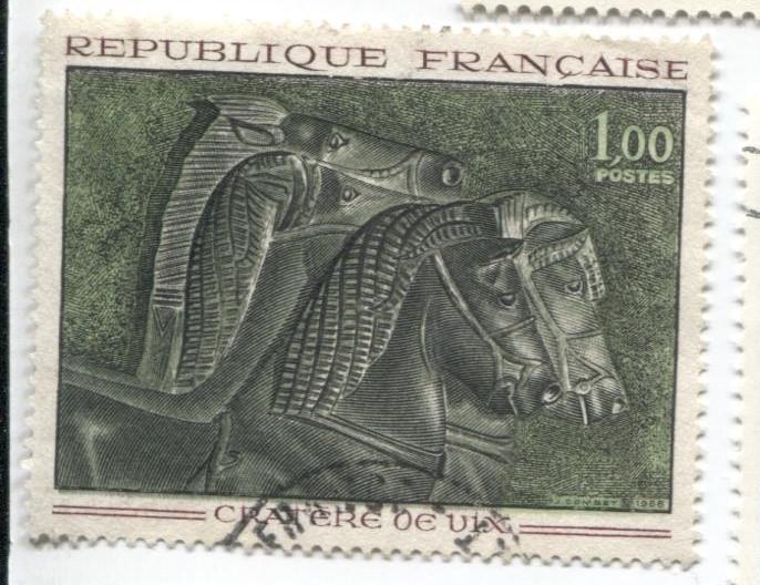 1966 Франция.Искусство.Лошадиные головы Бронза 1м.гаш