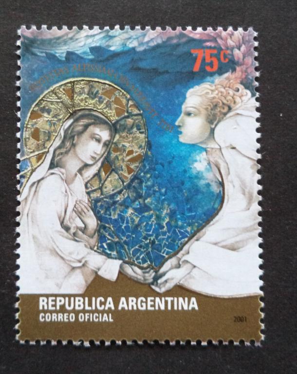 Аргентина 2001 г.  Рождество . Религия   **  Л.40