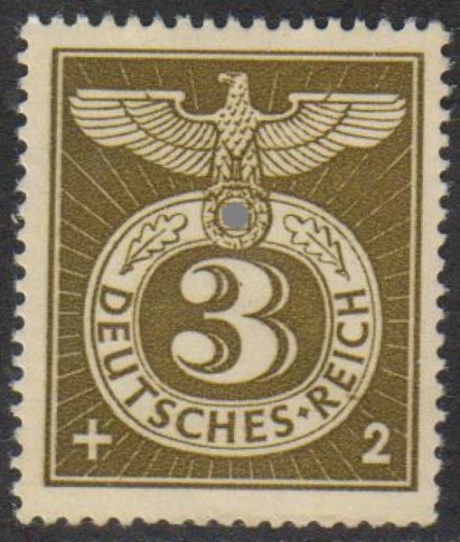 ГЕРМАНИЯ. ПОЧТОВЫЕ МАРКИ. СЛУЖЕБНЫЙ ВЫПУСК.ИМПЕРСКИЙ ОРЕЛ. Mich 830. MLH  - 2558