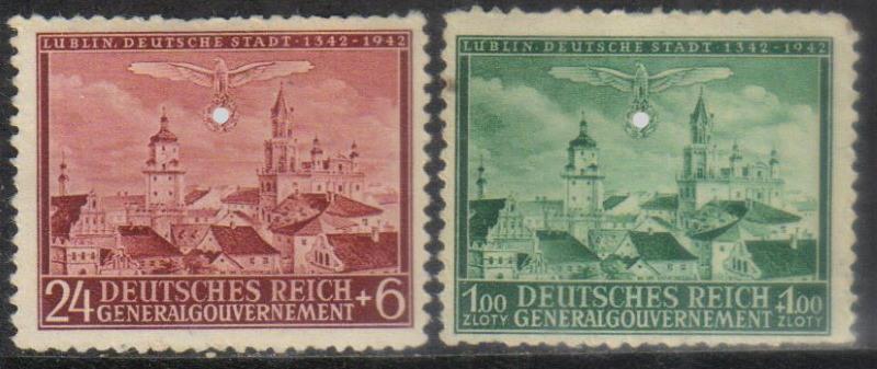 ГЕРМАНИЯ. ПОЧТОВЫЕ МАРКИ. АРХИТЕКТУРА. ЗАМКИ  Mich 92-95 MLH - 2619