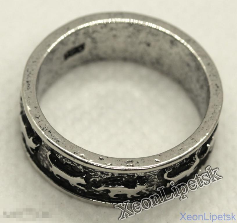 Кольцо Кошки по кругу Коты Размер 10 Копия