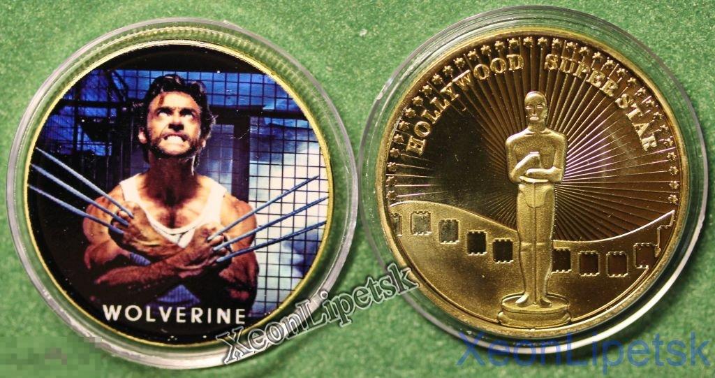 Люди Икс Росомаха жетон цветной принт