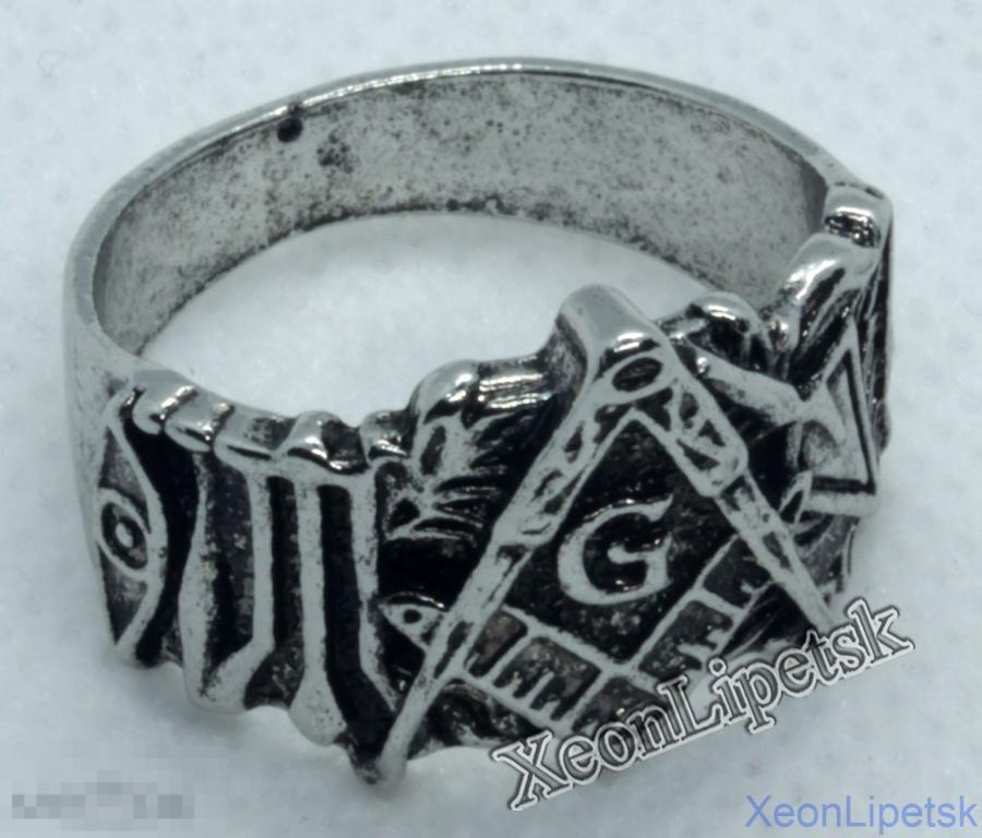 Кольцо Масон Масонские знаки Глаз Око Размер 12 Перстень Копия