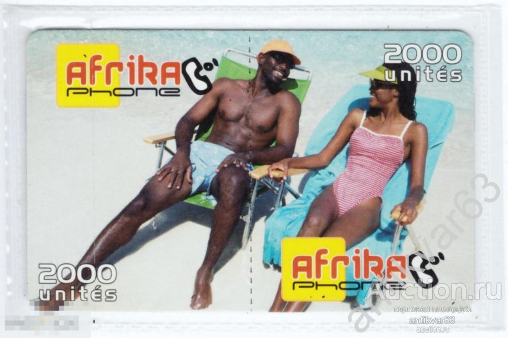 ОБРАЗЕЦ телефонной карты SPECIMEN ISRA «AFRICA PHONE». 2000 unites, Африка. Запечатана в слюду.
