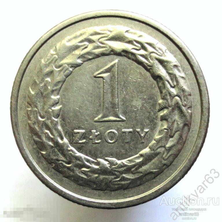 Польша 1 злотый 1994 год. Y#282