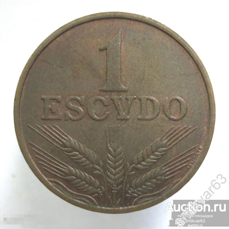 Португалия 1 эскудо 1978 год. KM#597