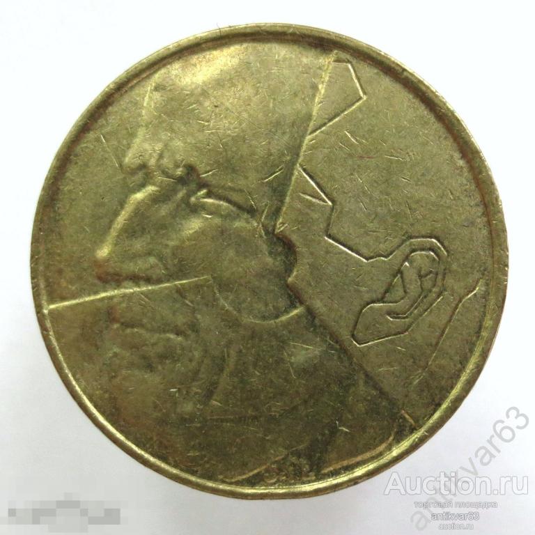 Бельгия 5 франков 1987 год. BELGIQUE KM#163 /