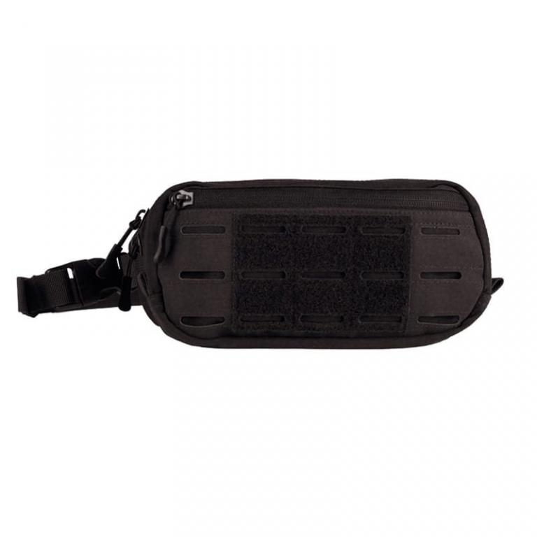 Сумка поясная MIL-TEC MOLLE LASER FANNY PACK Velcro BLACK