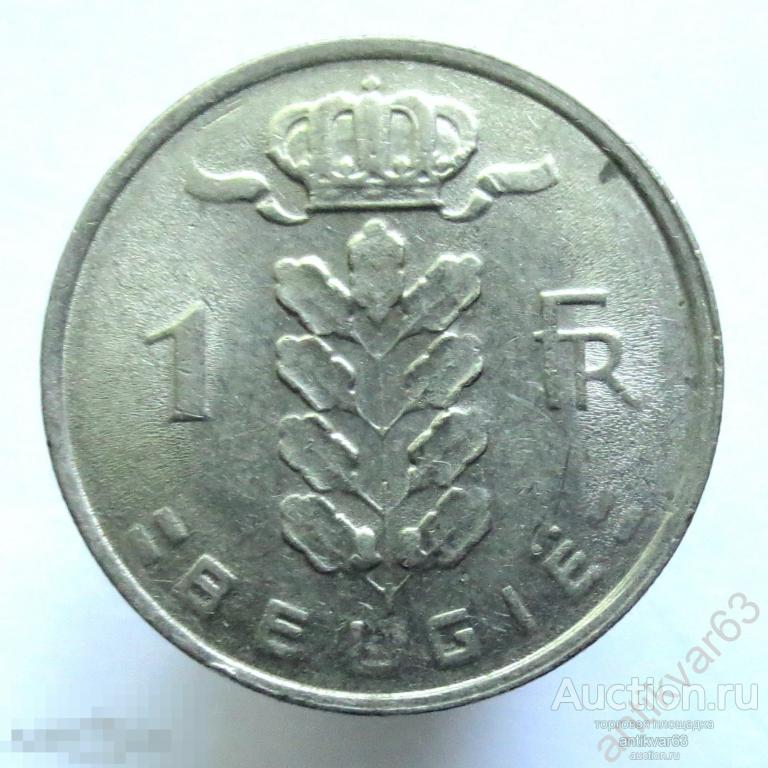 Бельгия 1 франк 1978 год. BELGIË KM#143.1 /
