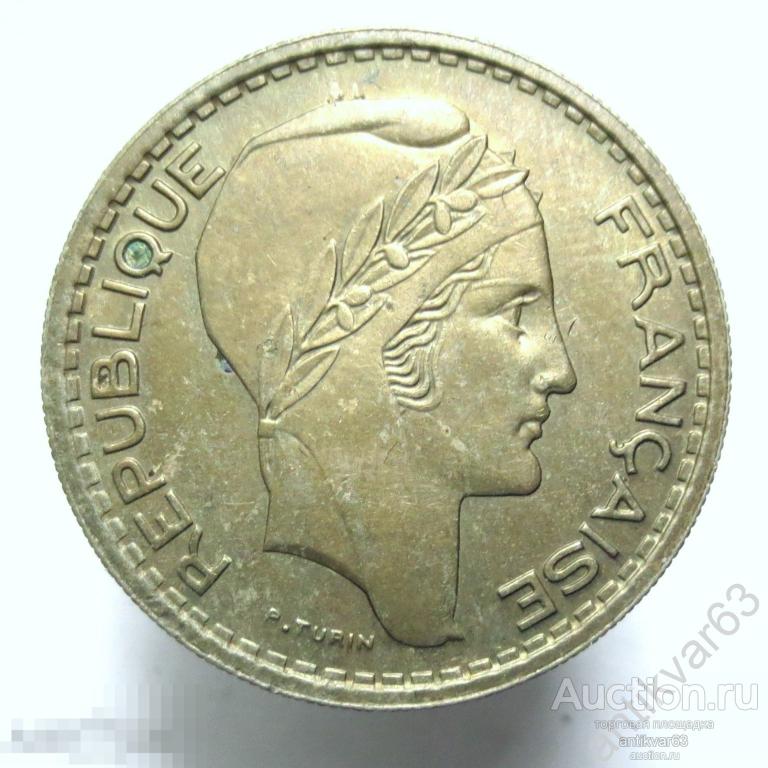 Франция 10 франков 1947 год. KM#909