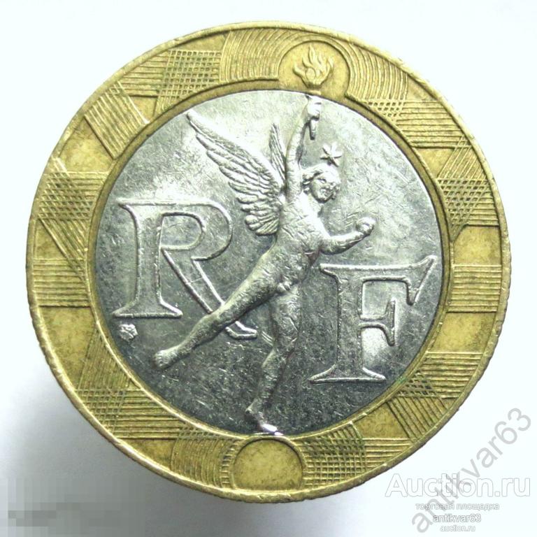 Франция 10 франков 1991 год. KM#964 /