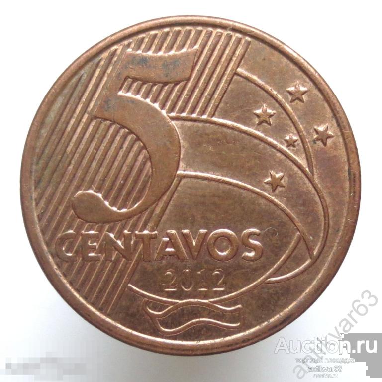 Бразилия 5 сентаво 2012 год. /936