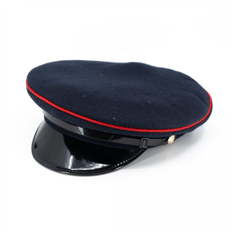 Фуражка British Army British cap 1 red strip DARK NAVY BLUE Used