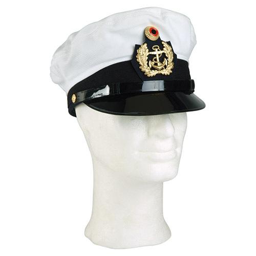 Фуражка Bundeswehr Used Peaked BW Navy Cap WHITE
