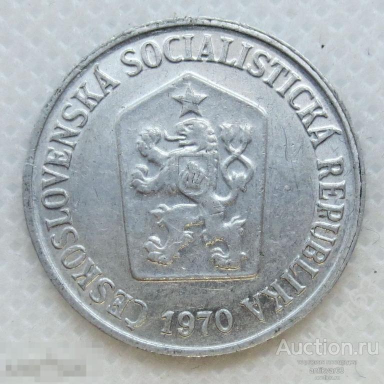 Чехословакия 10 геллеров 1978 год. KM#49.1 хеллеров /k