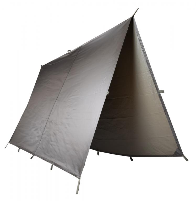 Брезент Mil-Tec Tarp PE R/S 3x3m (Bushcraft Tarpaulin)