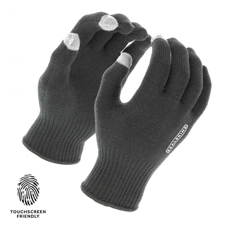Перчатки SealSkinz Hanworth - Merino wool gloves with I-Touch