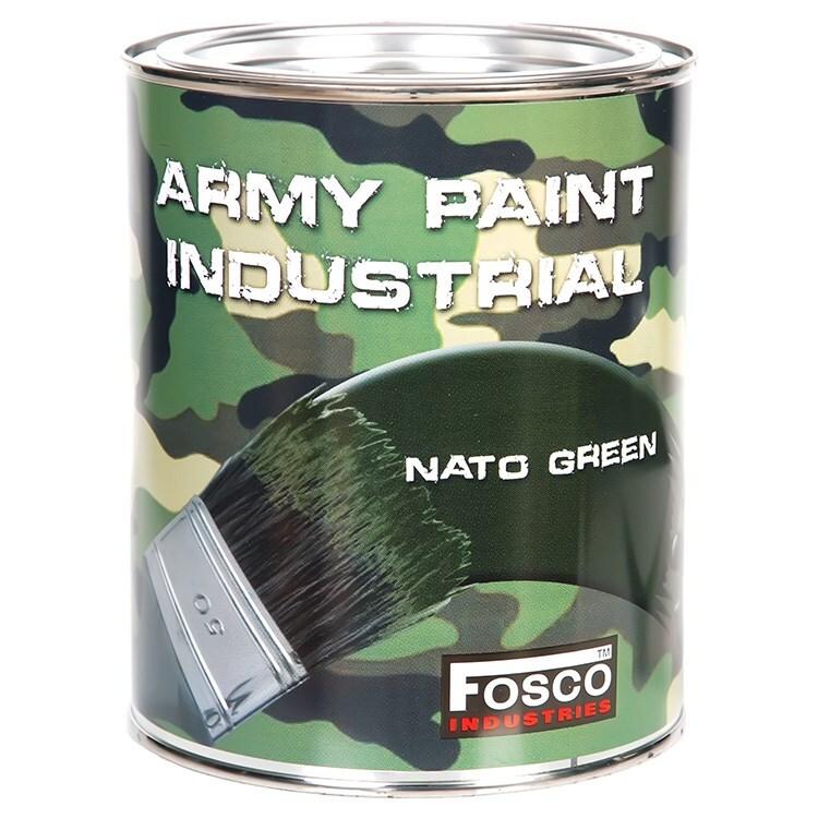 Краска FOSCO ARMY paint in can 1l RAL 6031 NATO GREEN