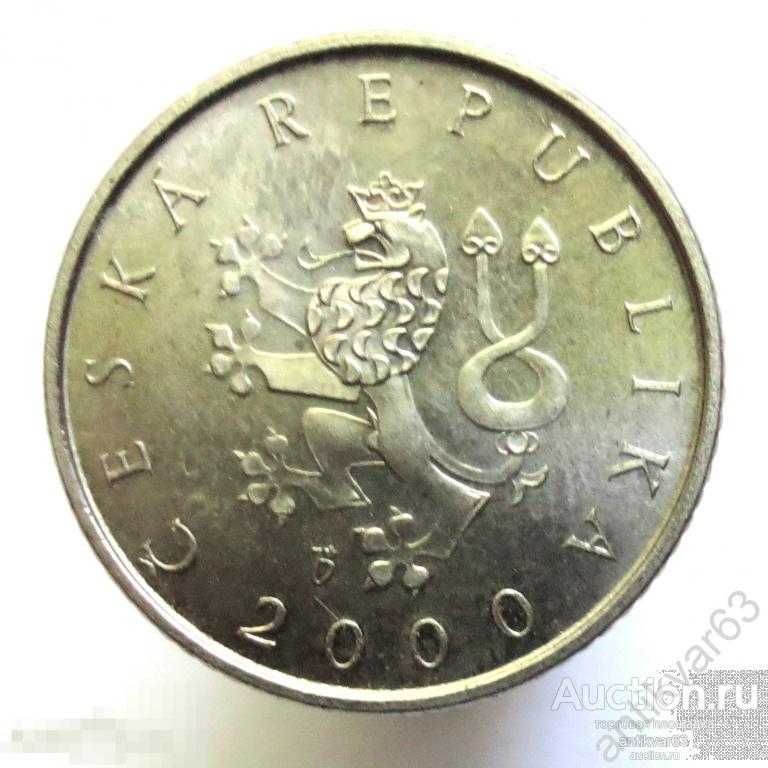 Чехия 1 крона 2000 год. KM#7 /