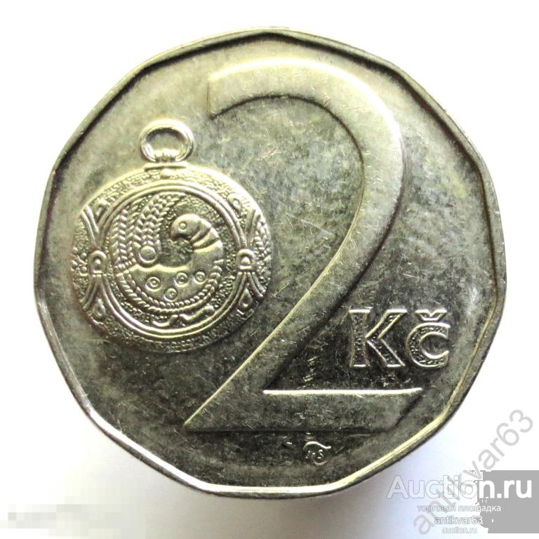 Чехия 2 кроны 1996 год. KM#9 /