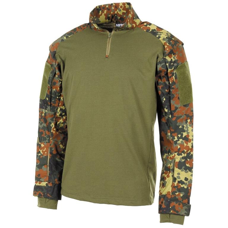 Рубашка MFH Defence Tactical shirt UBACS FLECKTARN