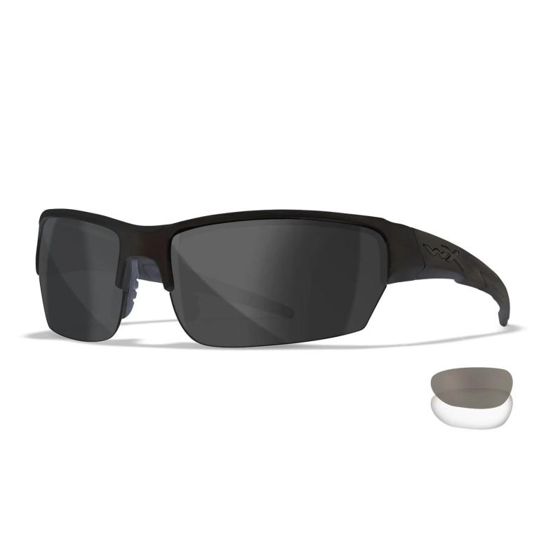 Очки солнцезащитные WILEY X Tactical sunglasses WX SAINT set 2 lenses BLACK frame