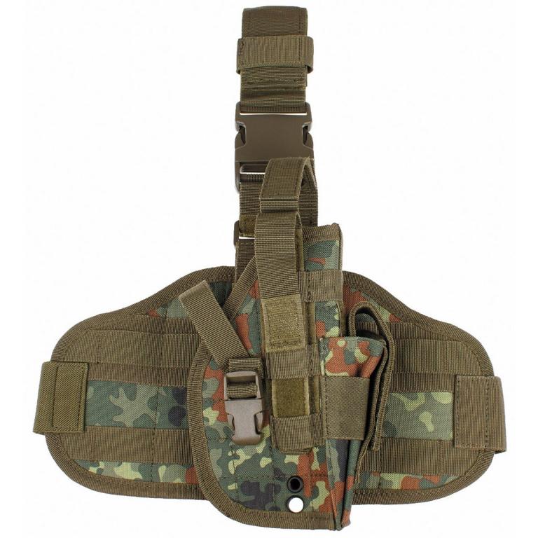 Кобура MFH int. comp. Case for guns Flecktarn MOLLE thigh