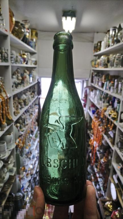 Редкая третий рейх орел Elbschloss Hamburg Altona старинная бутылка Германия 1940