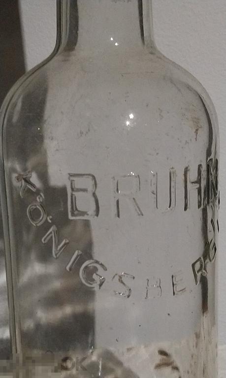 700мл BRUHN Konigsberg старинная винная бутылка 1930 Германия