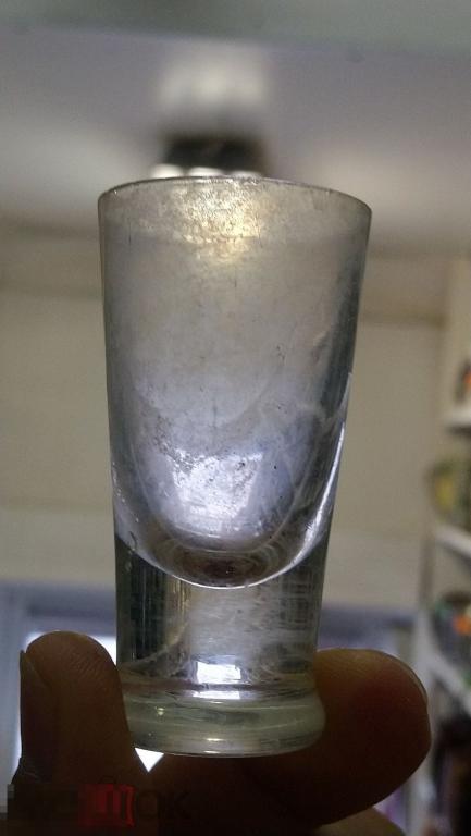 Старинная рюмка стекло Германия 1900