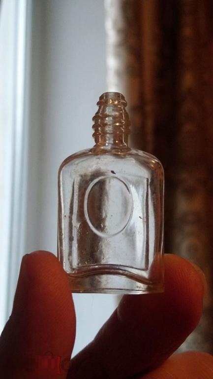 Мини Старинный парфюмерный флакон бутылочка пузырек Германия Франция 1930