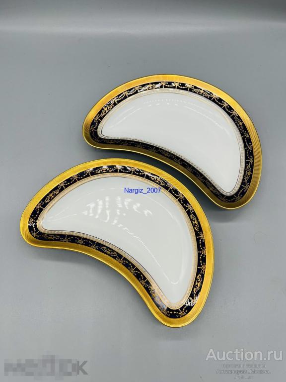 Richard Ginori Тарелка для закусок фигурная Италия Элитный фарфор