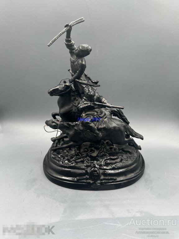 Статуэтка Джигитовка Лезгин Касли Чугун