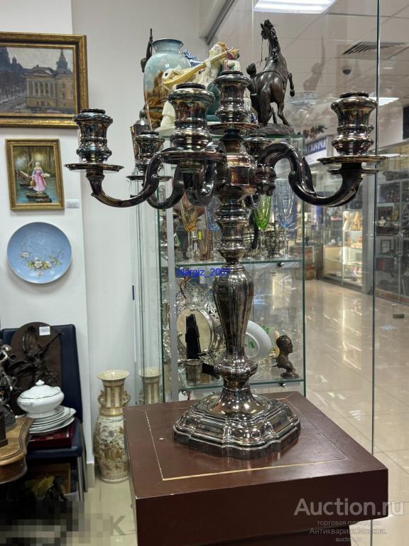 Канделябр Серебро Robbe and Berking 57 см 5 кг