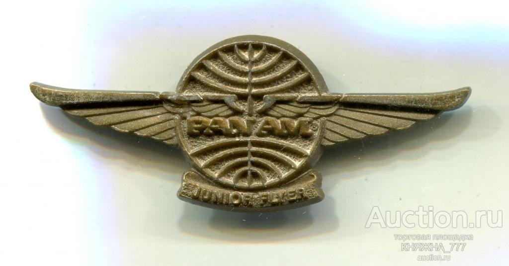 529-69. Юный Пилот.Компания "PAN AM" Пластик.63*26мм