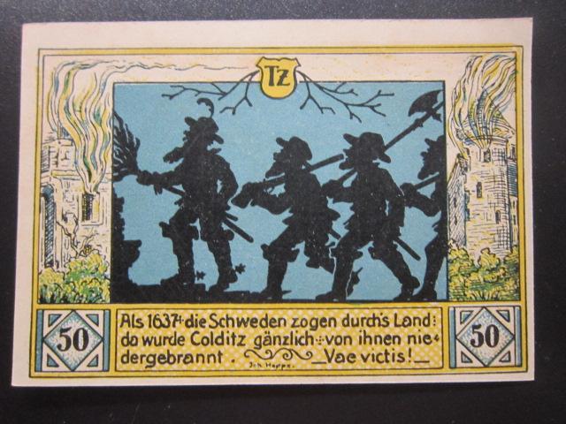 ГЕРМАНИЯ НОТГЕЛЬД    50  ПФЕННИГОВ       COLDITZ