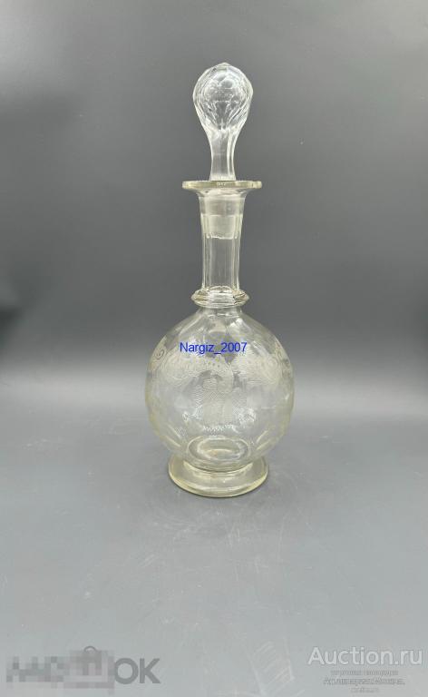 Графин Штоф Европа Гравировка Высота - 30 см