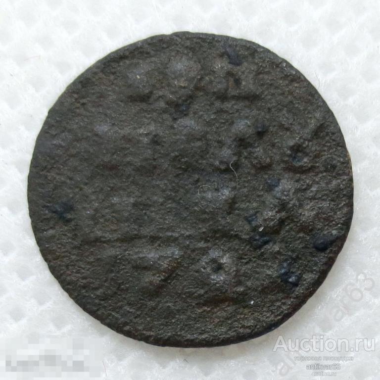Полушка ВРП 1721 года, Пётр I, медь. /k