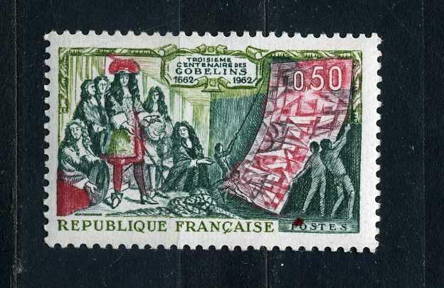 Франция. Национальная мануфактура гобеленов Париж Основана Кольбером. Серия. 1962.**
