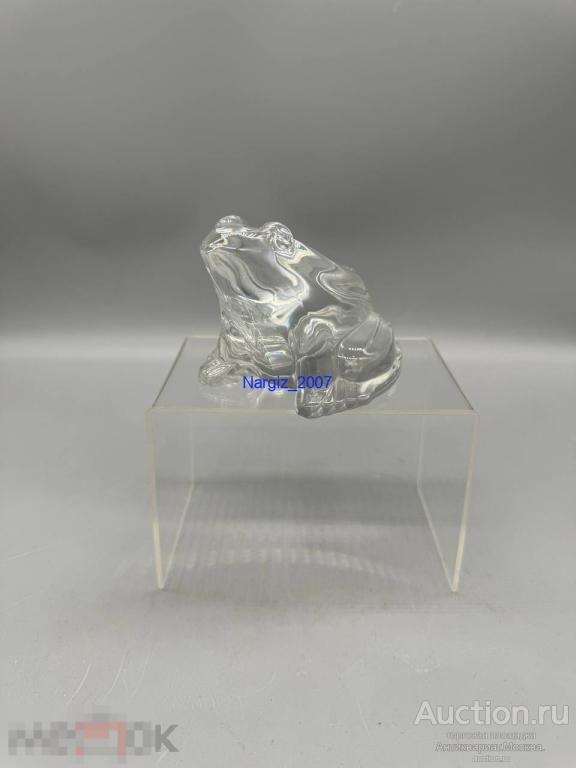 Статуэтка Лягушка Baccarat Франция Хрусталь