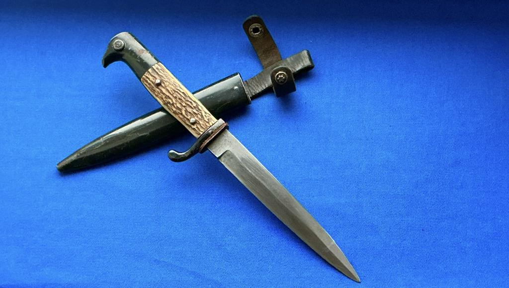 Окопный нож . Германия. 1 Мировая Война. Производитель - Carl Eckhorn SOLINGEN
