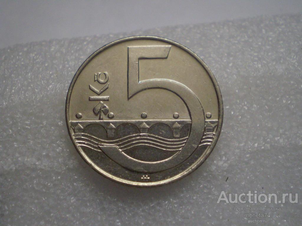 5 крон 2017 г. Чехия.