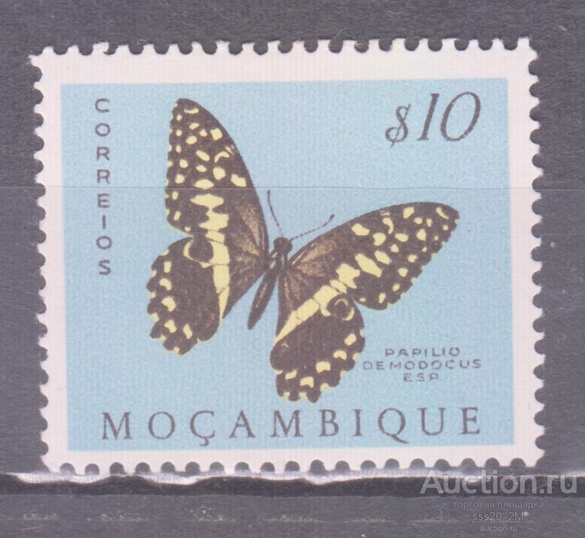 Мозамбик 1953 бабочка Mi417 MLH
